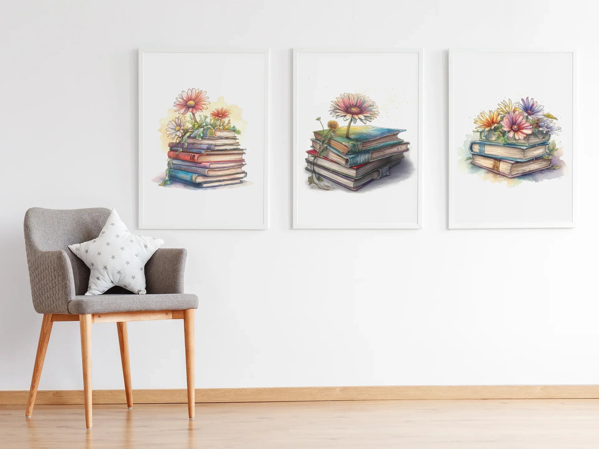 Daisies Books Clipart - CraftNest