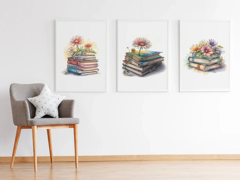 Daisies Books Clipart - CraftNest
