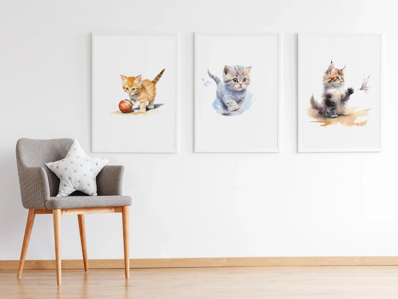 Cute Kittens Clipart - CraftNest