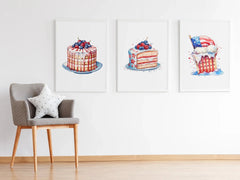 American Patriot Cakes Clipart - CraftNest