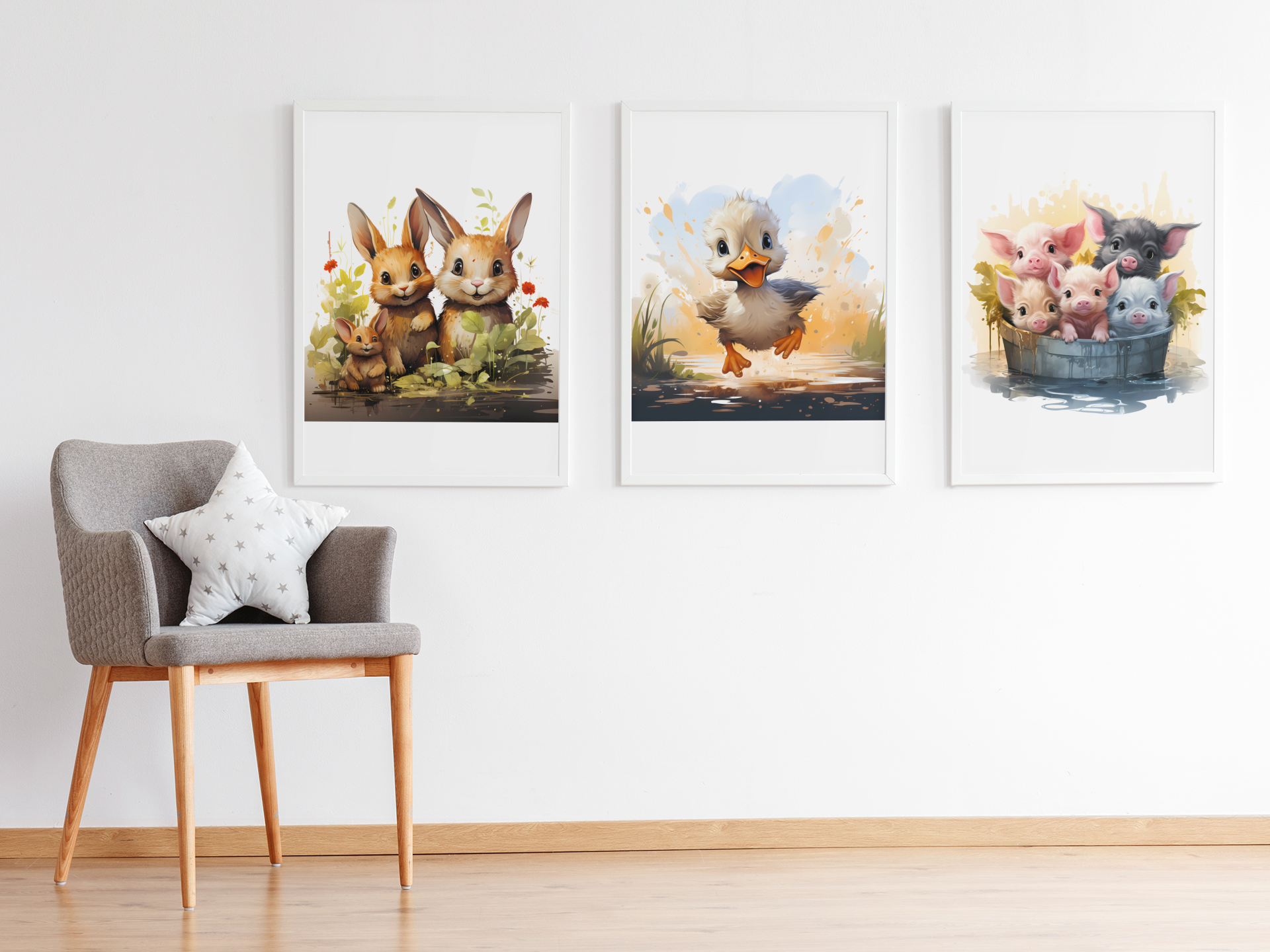 Cute Farm Animals Clipart - CraftNest