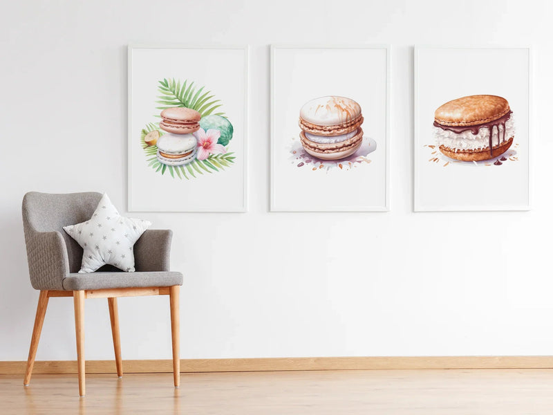 Coconut Macarons Clipart - CraftNest
