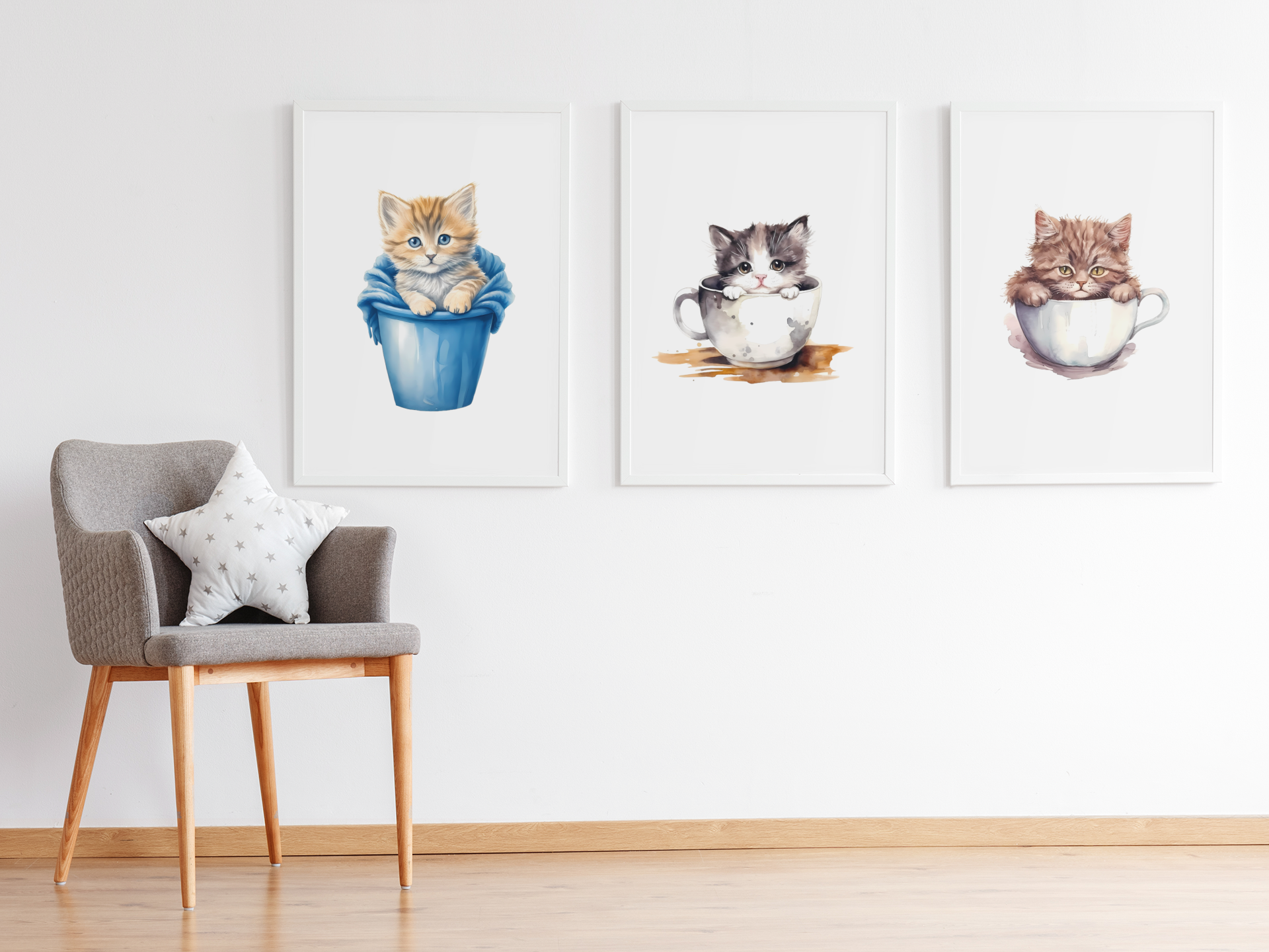Kitten In A Cup Clipart - CraftNest