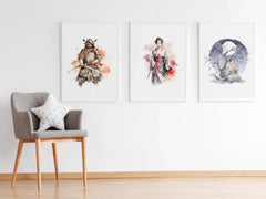 Japanese Samurai Clipart - CraftNest