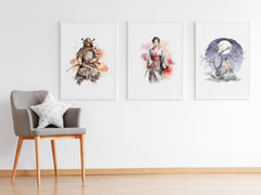 Japanese Samurai Clipart - CraftNest