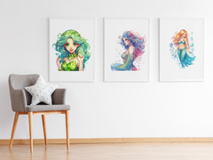 Crystal Mermaids Clipart - CraftNest