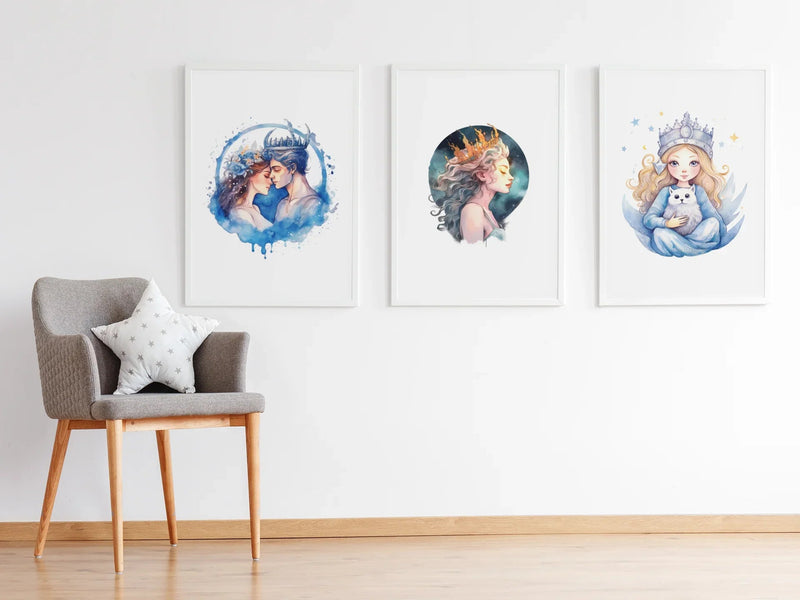 Moon Princesses Clipart - CraftNest