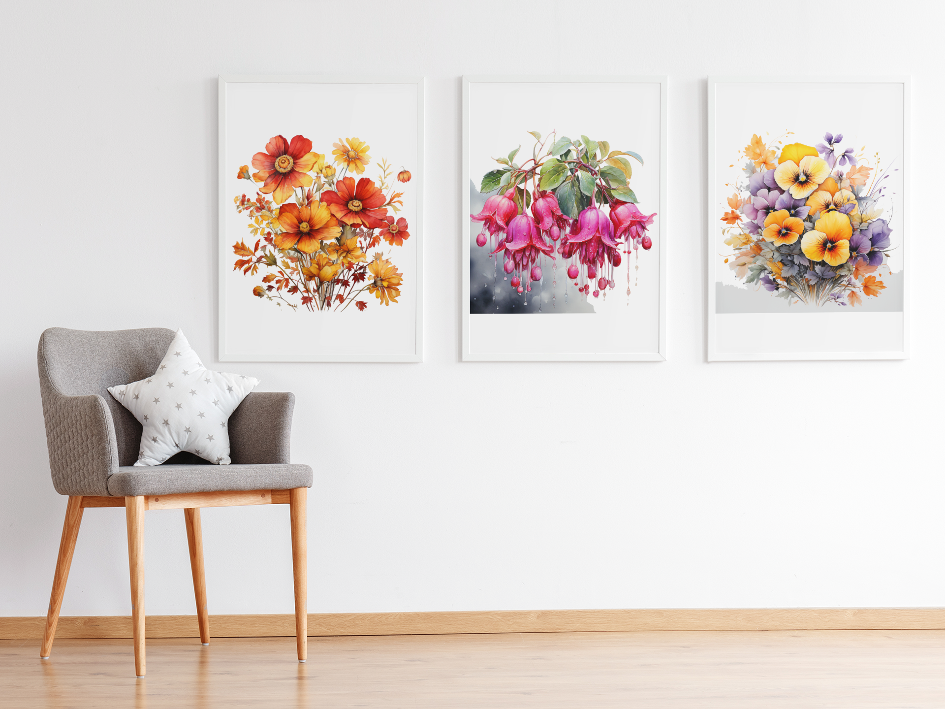 Autumn Floral Beauty Clipart - CraftNest