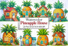 Pineapple House Clipart Bundle