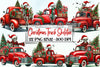 Christmas Truck Skeleton Clipart Bundle