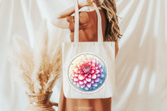 Vintage Chrysanthemums Stamps Clipart Bundle - CraftNest - Digital Crafting and Art