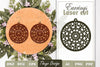 Snowflake Mandala Earrings SVG Bundle