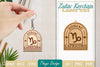 Zodiac Keychain SVG Bundle