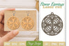 Earrings Flower SVG Bundle
