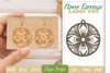 Flower Earrings SVG Bundle