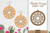 Earrings Mandala SVG Bundle