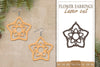Earrings Flower SVG Bundle SVG