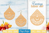 Earrings Mandala SVG Bundle