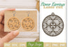 Earrings Flower SVG Bundle