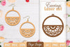 Earrings Mandala SVG Bundle