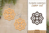 Earrings Flower SVG Bundle