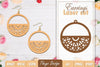 Earrings Mandala SVG Bundle