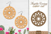 Earrings Mandala SVG Bundle