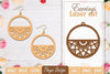 Earrings Mandala SVG Bundle