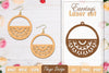 Earrings Mandala SVG Bundle SVG