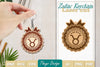 Zodiac Keychain SVG Bundle