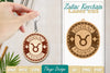 Zodiac Keychain SVG Bundle