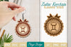 Zodiac Keychain SVG Bundle