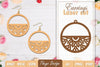Earrings Mandala SVG Bundle