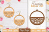 Earrings Mandala SVG Bundle