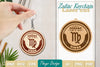 Zodiac Keychain SVG Bundles