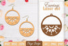 Earrings Mandala SVG Bundle