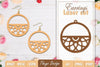 Earrings Mandala SVG Bundle