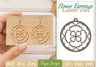 Earrings Flower SVG Bundle
