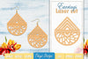 Earrings Mandala SVG Bundle SVG