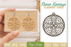 Flower Earrings SVG Bundle