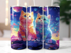 Moon Cats Tumbler Wrap - CraftNest