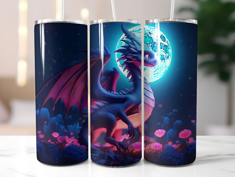 Moon Dragons Tumbler Wrap - CraftNest