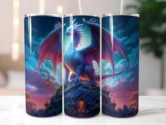 Moon Dragons Tumbler Wrap - CraftNest