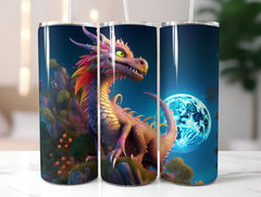 Moon Dragons Tumbler Wrap - CraftNest