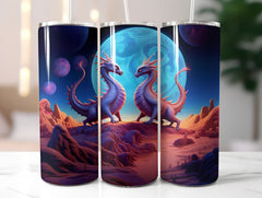 Moon Dragons Tumbler Wrap - CraftNest