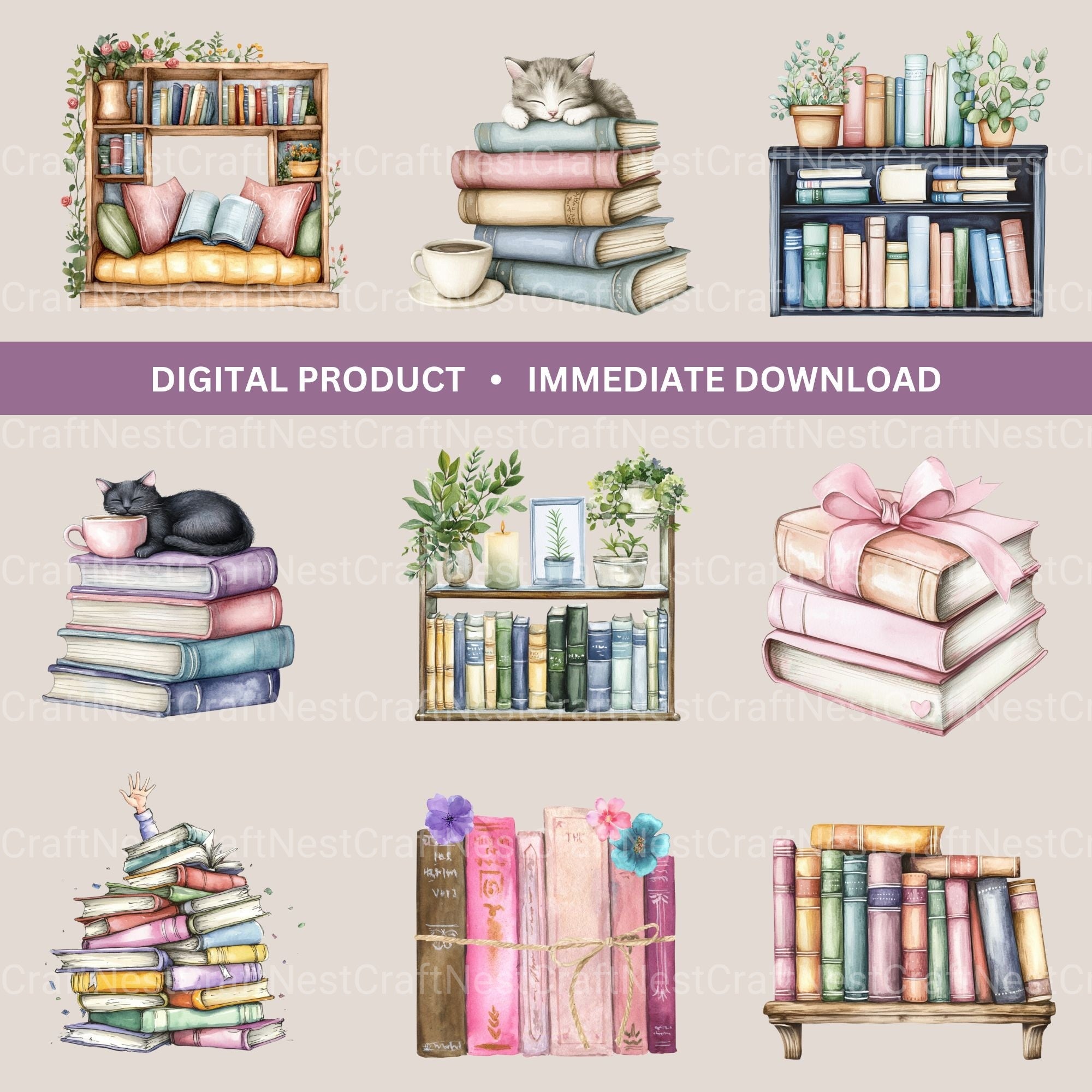 Books Clipart Bundle 3