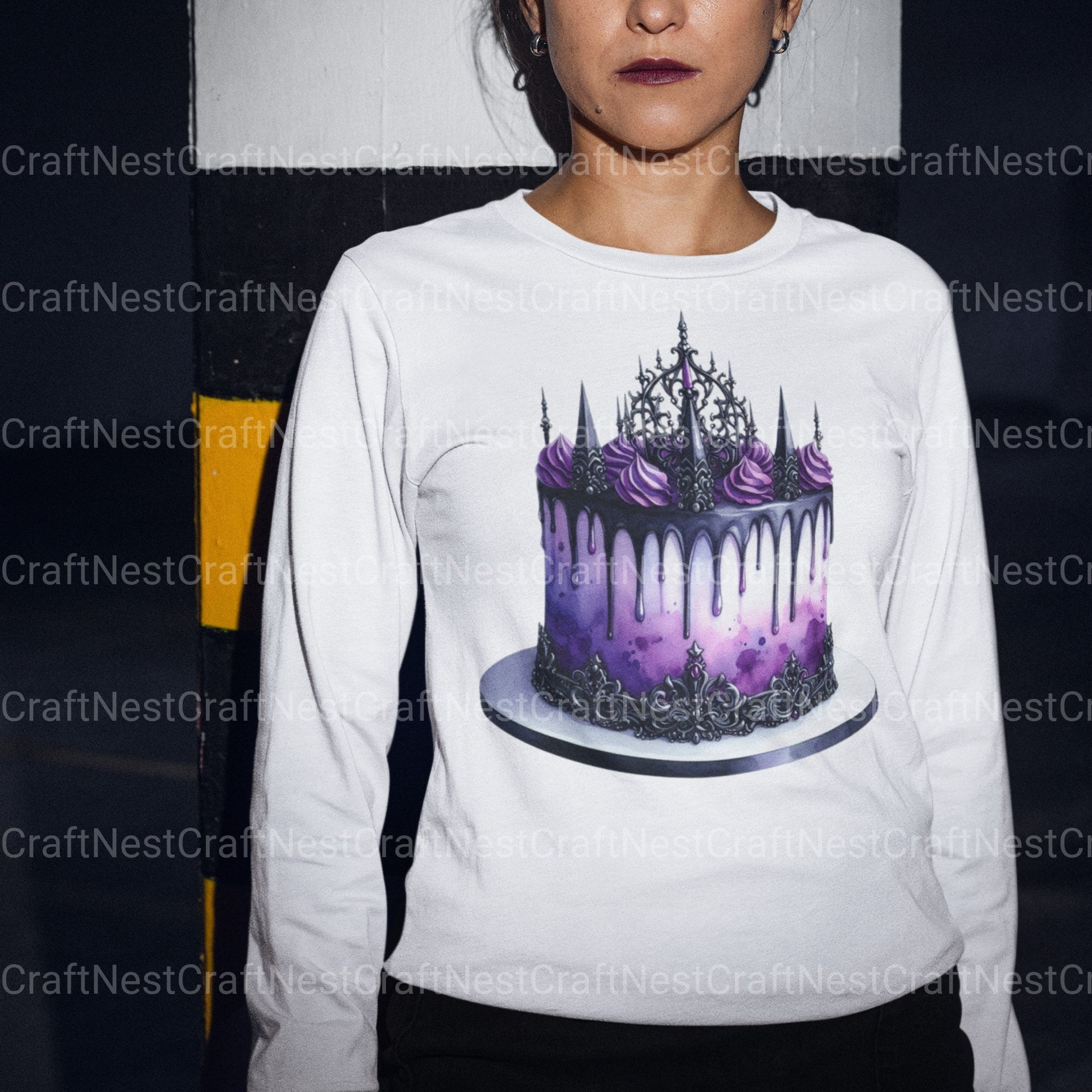 Gothic Cakes Clipart Bundle