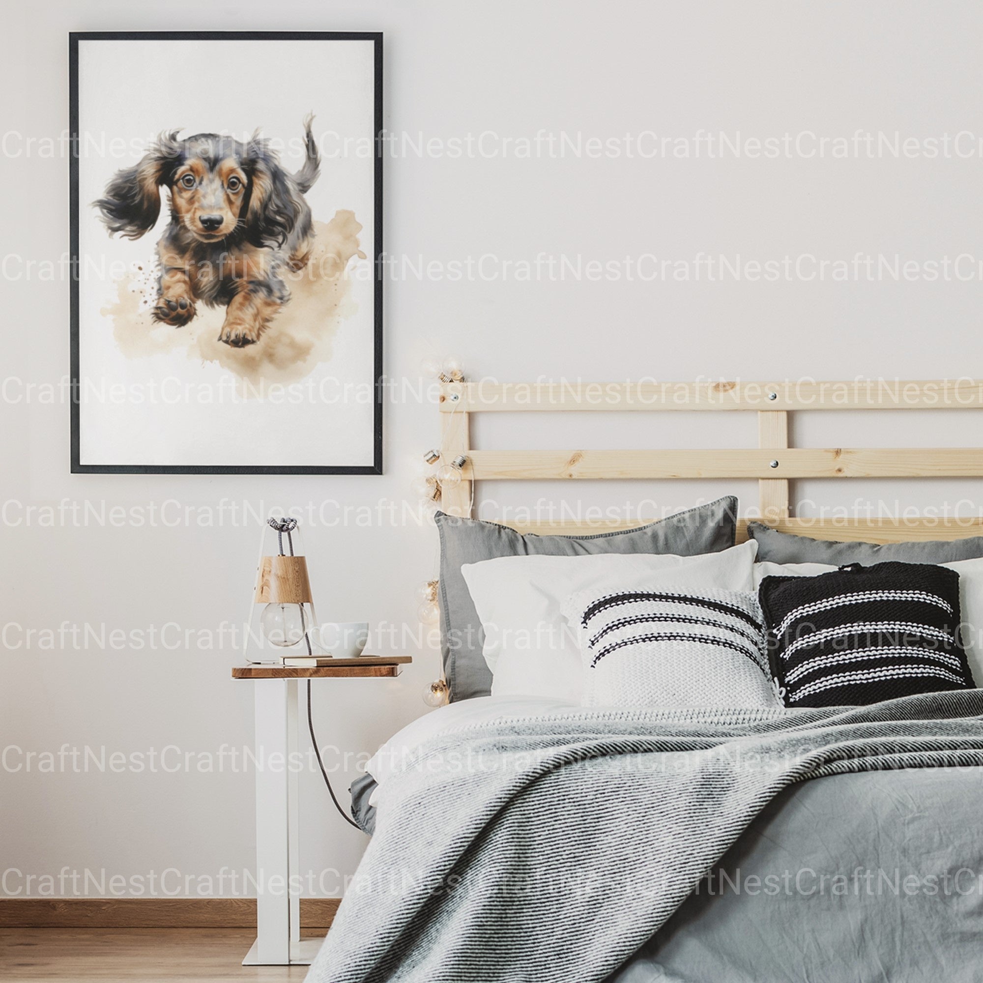 Dachshund Puppies Clipart Bundle