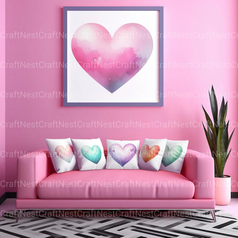 Hearts 1 Clipart Bundle - CraftNest - Digital Crafting and Art