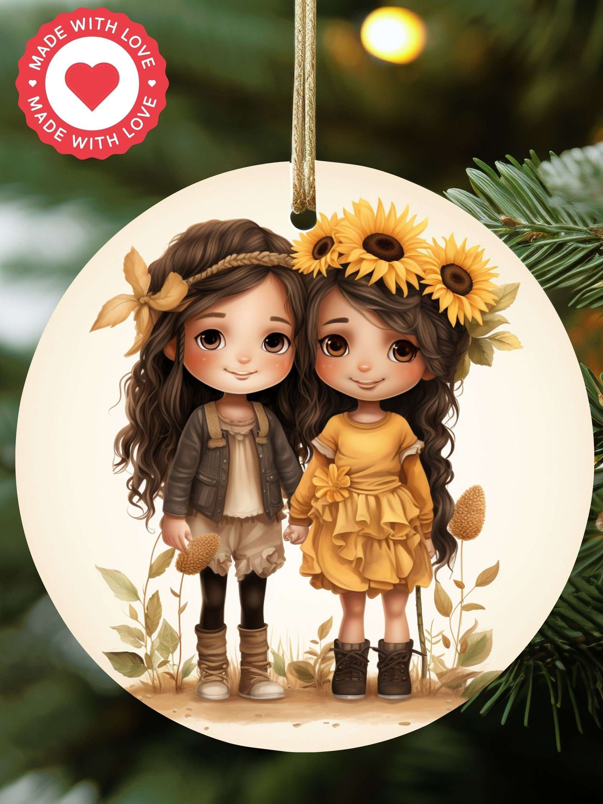 Best Friends Sunflower Flowers Clipart - CraftNest - Digital Crafting and Art